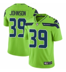 Youth Nike Seattle Seahawks #39 Dontae Johnson Limited Green Rush Vapor Untouchable NFL Jersey