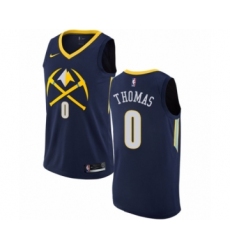 Women's Nike Denver Nuggets #0 Isaiah Thomas Swingman Navy Blue NBA Jersey - City Edition