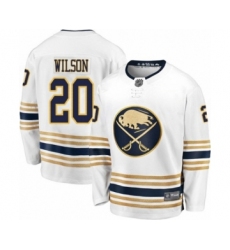 Youth Buffalo Sabres #20 Scott Wilson Fanatics Branded White 50th Season Breakaway Hockey Jersey