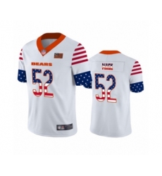 Men's Chicago Bears #52 Khalil Mack White Independence Day Limited Football Jersey