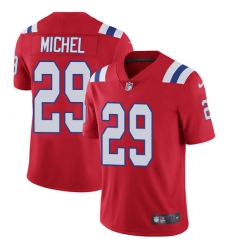 Youth Nike New England Patriots #29 Sony Michel Red Alternate Vapor Untouchable Limited Player NFL Jersey