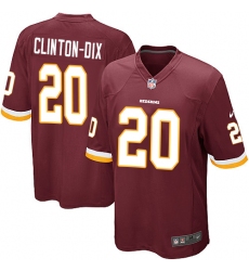 Men's Nike Washington Redskins #20 Ha Clinton-Dix Game Burgundy Red Team Color NFL Jersey