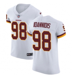 Men's Nike Washington Redskins #98 Matt Ioannidis White Vapor Untouchable Elite Player NFL Jersey