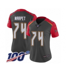 Women's Tampa Bay Buccaneers #90 Jason Pierre-Paul Limited Gray Inverted Legend 100th Season Football Jersey