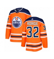 Youth Edmonton Oilers #32 Olivier Rodrigue Authentic Orange Home Hockey Jersey