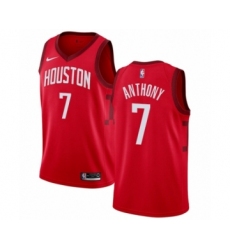 Youth Nike Houston Rockets #7 Carmelo Anthony Red Swingman Jersey - Earned Edition