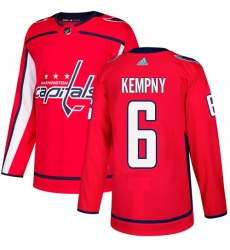 Youth Adidas Washington Capitals #6 Michal Kempny Premier Red Home NHL Jersey