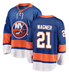 Men's New York Islanders #21 Chris Wagner Fanatics Branded Royal Blue Home Breakaway NHL Jersey