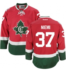 Youth Reebok Montreal Canadiens #37 Antti Niemi Authentic Red New CD NHL Jersey