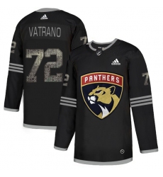 Men's Adidas Florida Panthers #72 Frank Vatrano Black Authentic Classic Stitched NHL Jersey