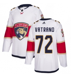 Youth Adidas Florida Panthers #72 Frank Vatrano Authentic White Away NHL Jersey