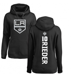 NHL Women's Adidas Los Angeles Kings #10 Tobias Rieder Black Backer Pullover Hoodie