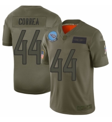 Men's Tennessee Titans #44 Kamalei Correa Limited Camo 2019 Salute to Service Football Jersey