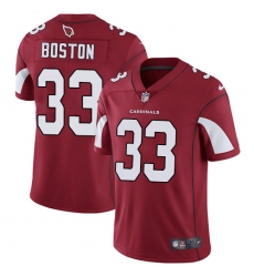Youth Nike Arizona Cardinals #33 Tre Boston Red Team Color Vapor Untouchable Limited Player NFL Jersey