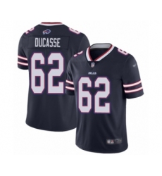 Men's Buffalo Bills #62 Vladimir Ducasse Limited Navy Blue Inverted Legend Football Jersey