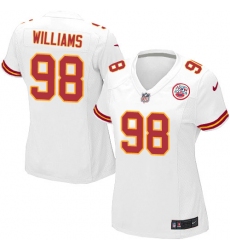 Women's Nike Kansas City Chiefs #98 Xavier Williams Game White NFL Jersey