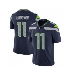 Men's Seattle Seahawks #11 Marquise Goodwin Navy Vapor Untouchable Limited Stitched Jersey