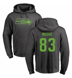 NFL Nike Seattle Seahawks #83 David Moore Ash One Color Pullover Hoodie