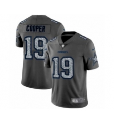 Men's Dallas Cowboys #19 Amari Cooper Limited Gray Static Fashion Limited Football Jersey