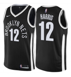 Women's Nike Brooklyn Nets #12 Joe Harris Swingman Black NBA Jersey - City Edition