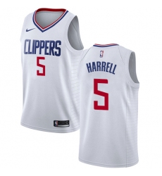 Women's Nike Los Angeles Clippers #5 Montrezl Harrell Swingman White NBA Jersey - Association Edition