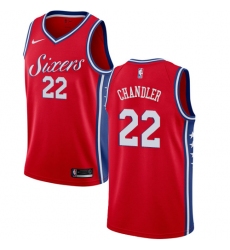Youth Nike Philadelphia 76ers #22 Wilson Chandler Swingman Red NBA Jersey Statement Edition
