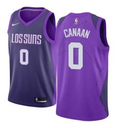 Women's Nike Phoenix Suns #0 Isaiah Canaan Swingman Purple NBA Jersey - City Edition