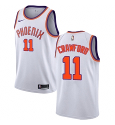 Youth Nike Phoenix Suns #11 Jamal Crawford Swingman White NBA Jersey - Association Edition