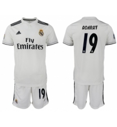 2018-19 Real Madrid 19 ACHRAF Home Soccer Jersey