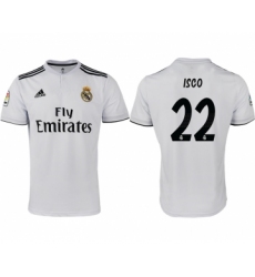 2018-19 Real Madrid 22 ISCO Home Thailand Soccer Jersey