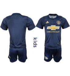 2018-19 Manchester United Third Away Youth Soccer Jersey