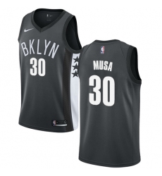 Women's Nike Brooklyn Nets #30 Dzanan Musa Swingman Gray NBA Jersey Statement Edition