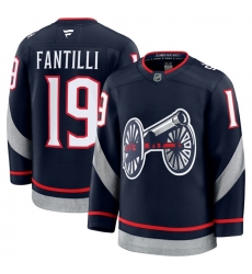 Men's Columbus Blue Jackets #19 Adam Fantilli Navy 2024-25 Alternate Stitched Hockey Jersey