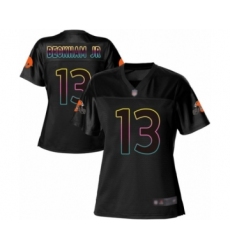 Women's Odell Beckham Jr. Game Black Nike Jersey NFL Cleveland Browns #13 Fashion