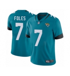 Youth Jacksonville Jaguars #7 Nick Foles Teal Green Alternate Vapor Untouchable Limited Player Football Jersey
