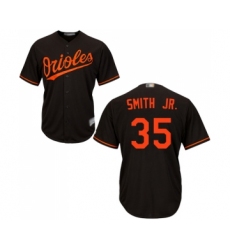 Youth Baltimore Orioles #35 Dwight Smith Jr. Replica Black Alternate Cool Base Baseball Jersey