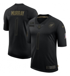 Men's Arizona Cardinals #1 Kyler Murray Black Nike 2020 Salute To Service Limited Jersey