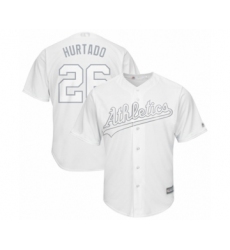 Men's Oakland Athletics #26 Matt Chapman  Hurtado  Authentic White 2019 Players Weekend Baseball Jersey