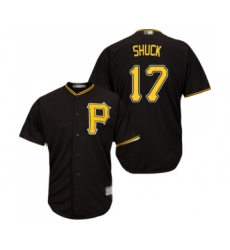 Youth Pittsburgh Pirates #17 JB Shuck Replica Black Alternate Cool Base Baseball Jersey