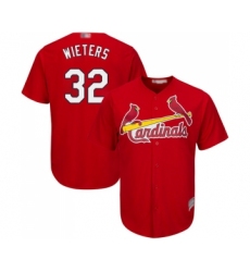 Youth St. Louis Cardinals #32 Matt Wieters Replica Red Alternate Cool Base Baseball Jersey
