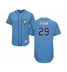 Men's Tampa Bay Rays #29 Tommy Pham Columbia Alternate Flex Base Authentic Collection Baseball Jersey