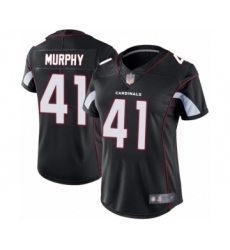 Women's Arizona Cardinals #41 Byron Murphy Black Alternate Vapor Untouchable Limited Player Football Jersey
