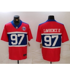 Men's New York Giants #97 Dexter Lawrence II Limited Red Alternate FUSE Team Vapor Jersey