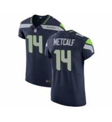 Men's Seattle Seahawks #14 D.K. Metcalf Navy Blue Team Color Vapor Untouchable Elite Player Football Jersey