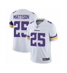Youth Minnesota Vikings #25 Alexander Mattison White Vapor Untouchable Limited Player Football Jersey