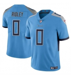 Men's Tennessee Titans #0 Calvin Ridley Blue Vapor Limited Football Stitched Jersey