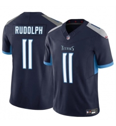 Men's Tennessee Titans #11 Mason Rudolph Navy 2024 F.U.S.E. Vapor Limited Football Stitched Jersey