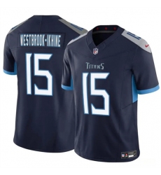 Men's Tennessee Titans #15 Nick Westbrook-Ikhine Navy 2024 F.U.S.E. Vapor Limited Football Stitched Jersey