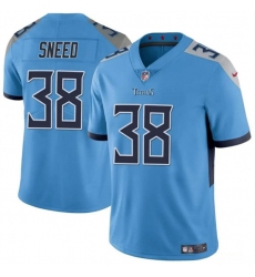 Men's Tennessee Titans #38 L'Jarius Sneed Blue Vapor Limited Football Stitched Jersey