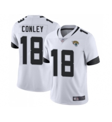 Youth Jacksonville Jaguars #18 Chris Conley White Vapor Untouchable Limited Player Football Jersey